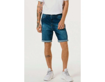 BERMUDA JEANS BÁSICA MASCULINA HERING H4BW - Jeans