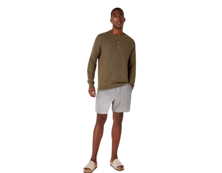 BERMUDA MASCULINA ALGODAO HERING H4HG - Bege