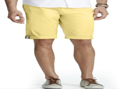 BERMUDA MASCULINA HERING KTKW - Amarelo