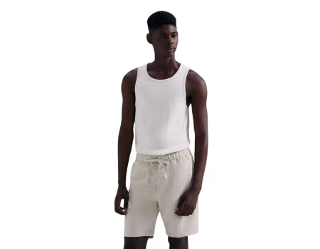 BERMUDA MASCULINA HERING LZ50 - Bege