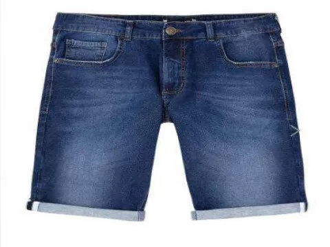 Bermuda sales moletom jeans