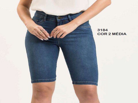 BERMUDA SLIM FEMININA KALLY JEANS 3184 - Jeans