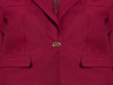 BLAZER ALFAIATARIA COM BOLSO NITROGEN 310215 - Vermelho
