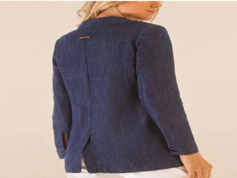 BLAZER DETALHE PESPONTO MARIA VALENTINA 202767