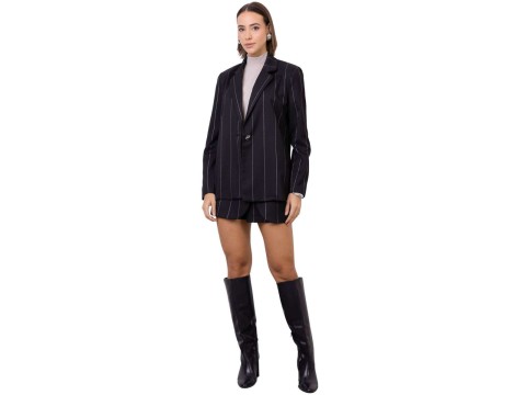 BLAZER RISCA DE GIZ METLIZADO SEIKI 210148 - Preto