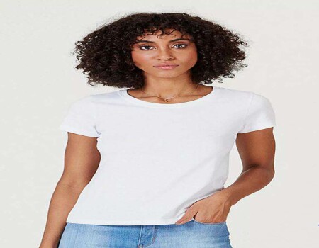 BLUSA BÁSICA FEMININA HERING 0241 - Branco