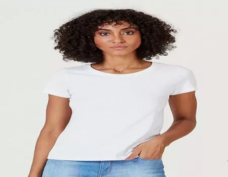 BLUSA BÁSICA FEMININA HERING 0241 - Branco