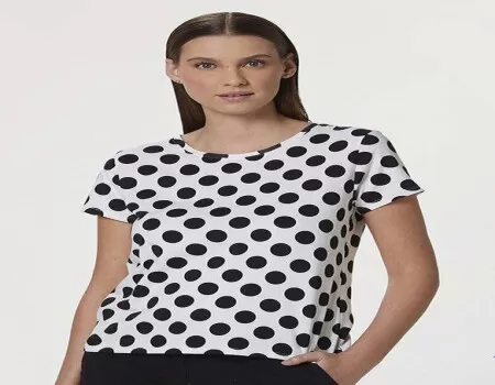 BLUSA FEMININA POÁ HERING 4E0V - Branco