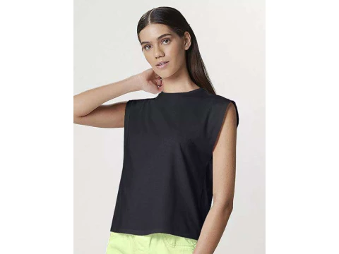BLUSA BÁSICA FEMININA MUSCLE TEE HERING 4AE1 - Preto