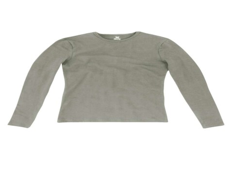 BLUSA BÁSICA MANGA LONGA FEMININA HERING 02QY - Cinza