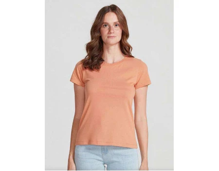 BLUSA BÁSICA FEMININA HERING 0241 - Alaranjado