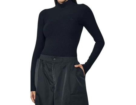 BLUSA CANELADA ML COLCCI 036.01.18106 - Marrom