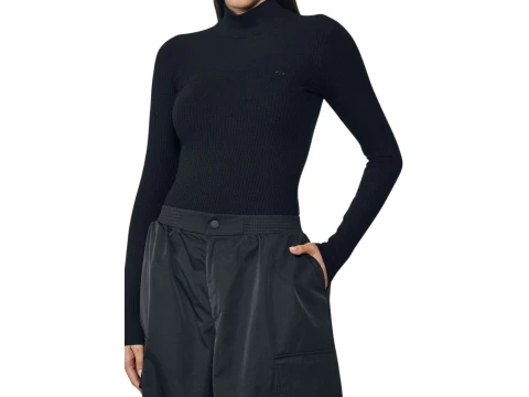BLUSA CANELADA ML COLCCI 036.01.18106 - Marrom