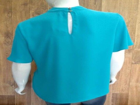 BLUSA CHOCKER MARIA VALENTINA 104711 - Azul