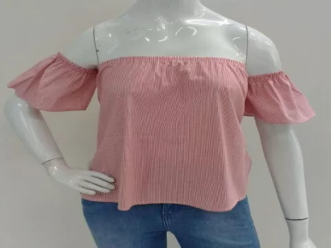 BLUSA CIGANINHA OMBRO A OMBRO DH - Rosa