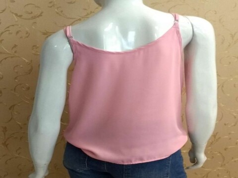 BLUSA DE ALÇA COM BOTÕES MICHELY - Lilas