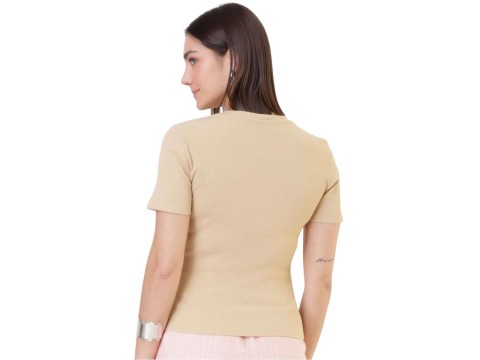 BLUSA DE MALHA RIBANA SEIKI 431369 - Bege