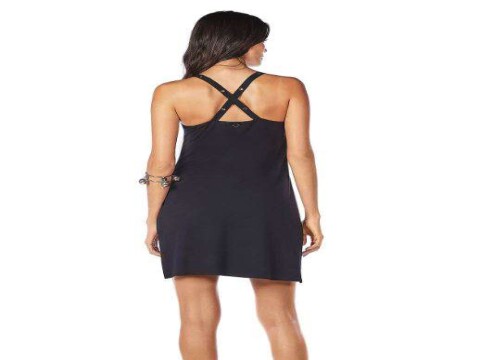 BLUSA DECOTE REDONDO ALÇA MORENA ROSA 700128 - Preto