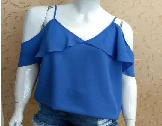 BLUSA ESSENTIAL MARIA VALENTINA 104197 - Azul