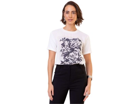 BLUSA ESTAMPADA SEIKI 532219 - Off white
