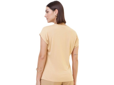 BLUSA ESTAMPADA SEIKI 631518 - Caramelo