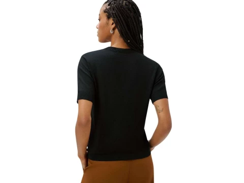 BLUSA FEM TRICOT HERING K5CV - Preto