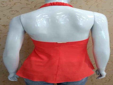 BLUSA FRENTE UNICA MORENA ROSA 106292 - Laranja