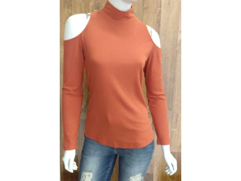 BLUSA GOLA ALTA MANGA LONGA MORENA ROSA 107717 - Telha BLUSA GOLA ALTA MANGA LONGA MORENA ROSA 107717 - Telha