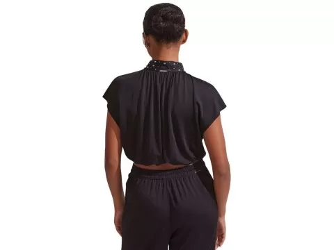 BLUSA GOLA PADRE CAVA MARIA VALENTINA 108159 - Preto