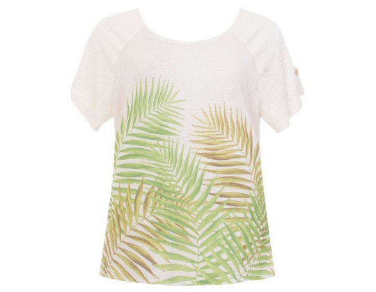 BLUSA MALHA VISCOLINHO SEIKI 431011 - Bege