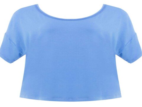 BLUSA MALHA VISCOSE AMPLA SEIKI 231758 - Azul