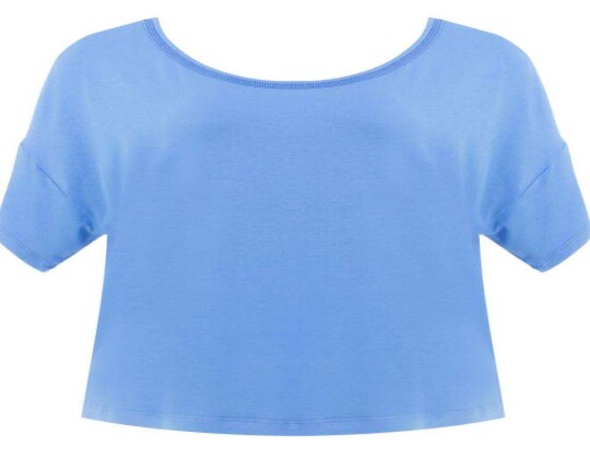 BLUSA MALHA VISCOSE AMPLA SEIKI 231758 - Azul
