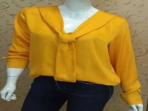 BLUSA MARIA VALENTINA 102512 - Amarelo