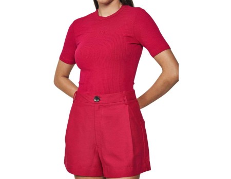 BLUSA MC CANELADA COLCCI 036.01.18317 - Preto
