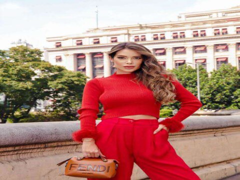 BLUSA MILÃO PLUMAS VERA TRICOT 04607 - Vermelho
