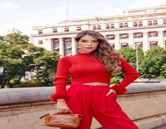 BLUSA MILÃO PLUMAS VERA TRICOT 04607 - Vermelho