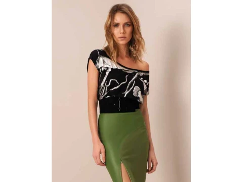 BLUSA MORENA ROSA 105590 - Preto