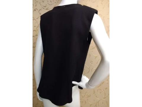 BLUSA OMBRO ESTRUTURADO MORENA ROSA 06438 - Preto