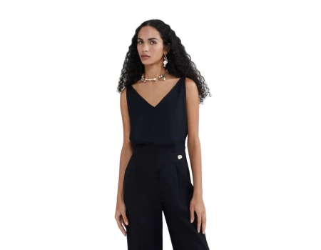 BLUSA REGATA FEM HERING HFJ6 - Preto