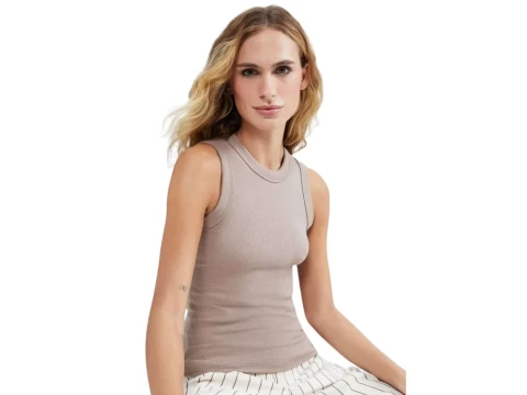BLUSA REGATA RIBANA HERING 4AL6 - Bege
