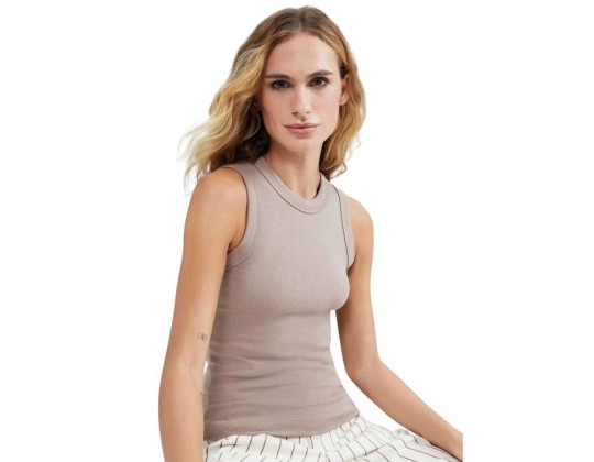 BLUSA REGATA RIBANA HERING 4AL6 - Bege