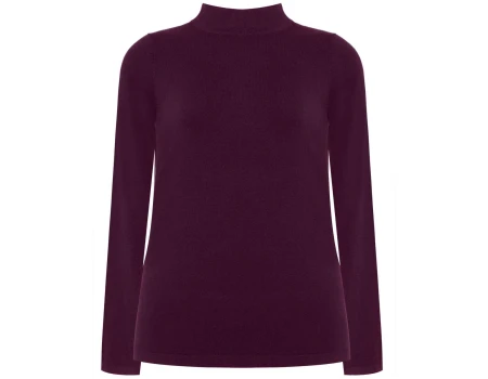 BLUSA RET FIO6 GOLA ALTA ML SEIKI 730022 - Vinho