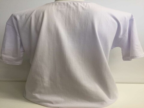 BLUSA T-SHIRT ESTAMPADA ONÇA - Azul