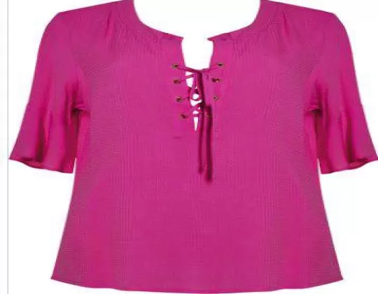 BLUSA VISCOSE MAQUINETADA SEIKI 320518 - Pink