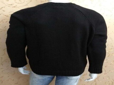 BLUSÃO DE FIO MASCULINO DZARM 6D6G - Preto