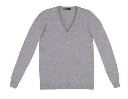 BLUSA FEMININO BÁSICO EM TRICOT HERING K0Mh - Cinza
