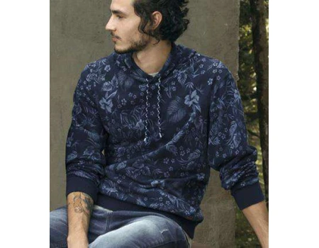 BLUSÃO MASCULINO REGULAR EM MOLETOM HERING 04Z7