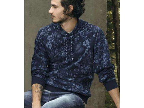 BLUSÃO MASCULINO REGULAR EM MOLETOM HERING 04Z7 BLUSÃO MASCULINO REGULAR EM MOLETOM HERING 04Z7