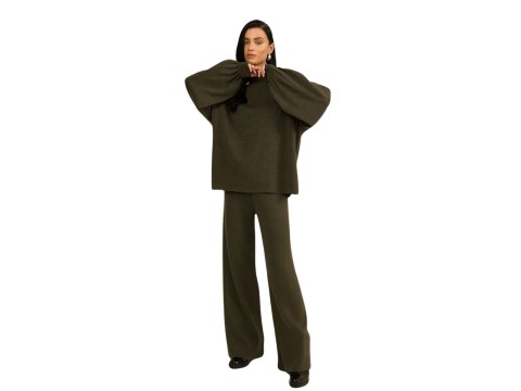 BLUSÃO TRICOT BYA BEAUTIFULL 30634 - Marrom