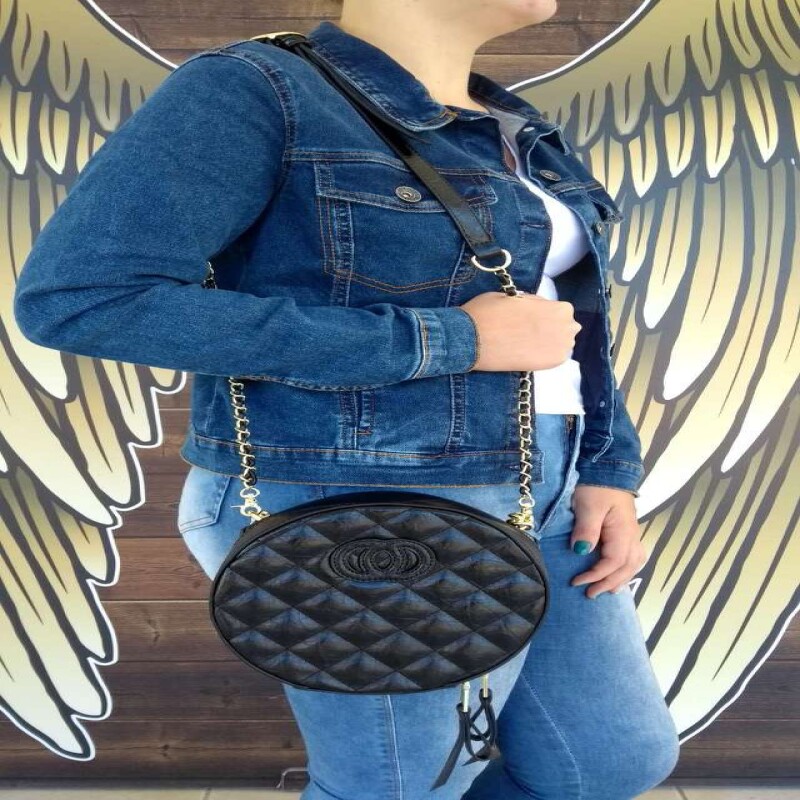 casual leather bolsa